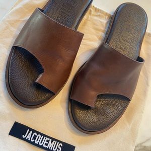 Jacquemus Leather Les Tatanes Sandals - 10.5 (43)